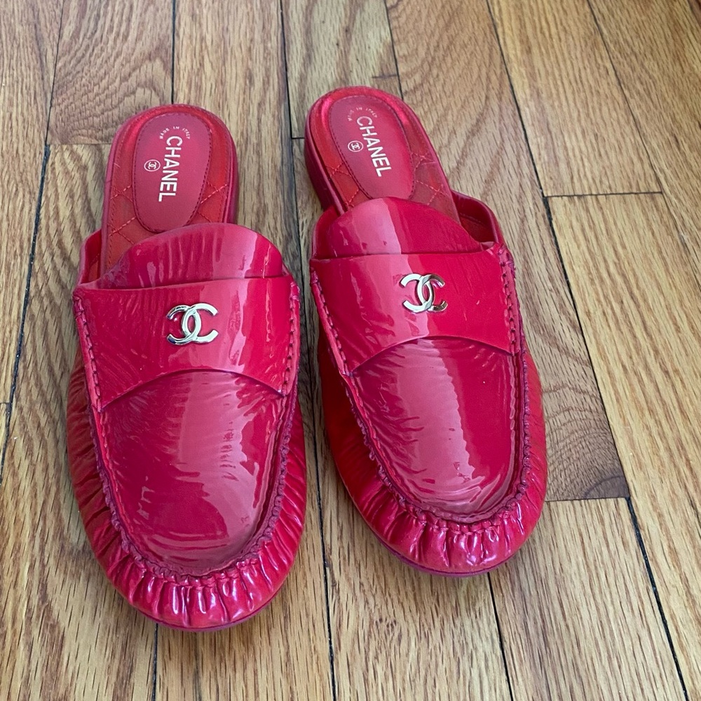 Chanel Red Women's Shoes
